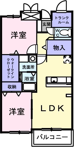 ヒルサイドスクエアⅠ 間取り