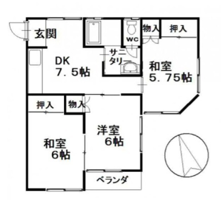 泉ニューコーポ 間取り