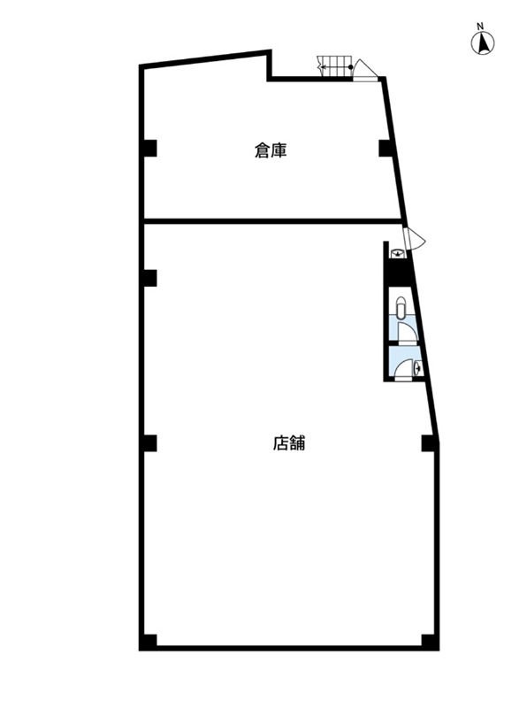 十綱町貸店舗 間取り
