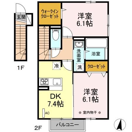 グランデニューシティー 間取り