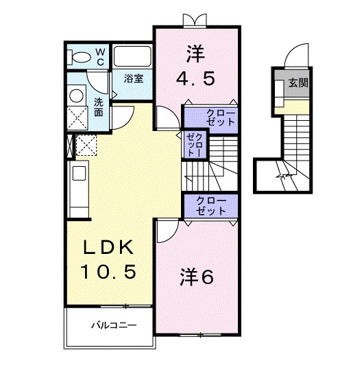 サンリット　コートⅠ 間取り