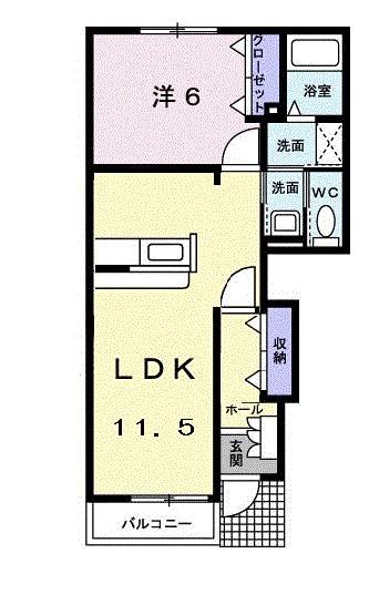 メロディハウス　メゾピアノ 間取り