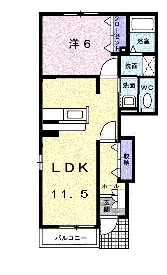 メロディハウス　メゾピアノ 間取り