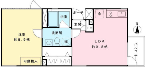 Ｈｉ－ＲＯＯＭＳ新代田 間取り