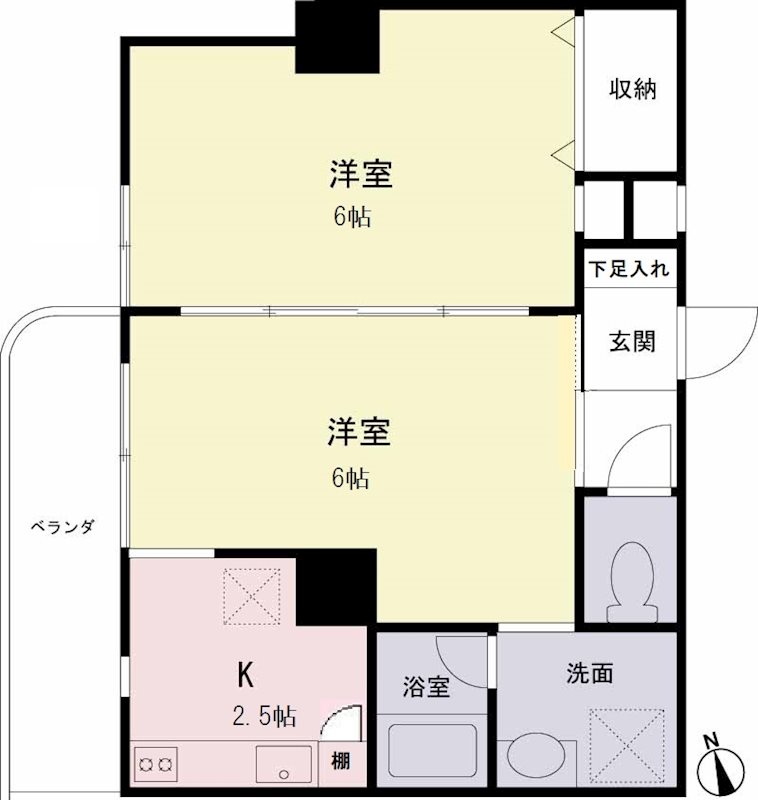 サンライズ調布 間取り