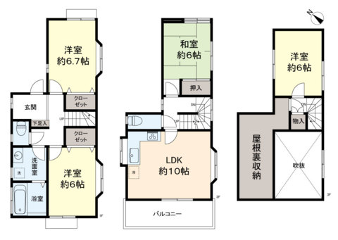 北烏山６丁目戸建 間取り