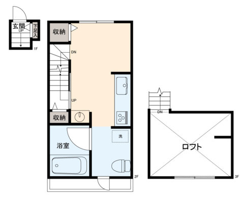 フレクション千歳烏山 間取り