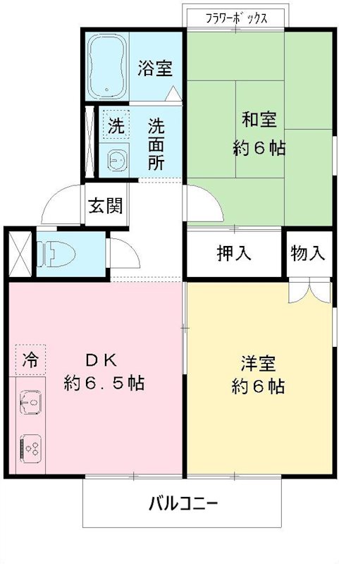 コーポミズⅡ 間取り