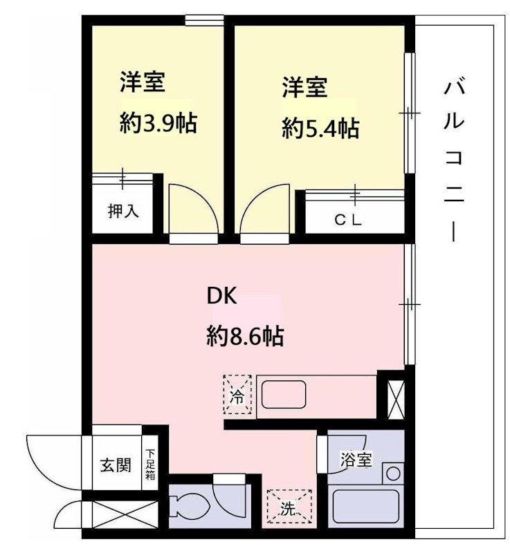 ハイム上祖師谷 間取り