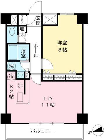 ＡＣＯＬＴ府中緑町 間取り