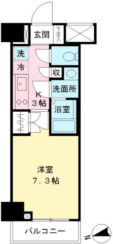 ＡＣＯＬＴ府中緑町 間取り
