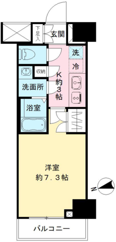 ＡＣＯＬＴ府中緑町 間取り