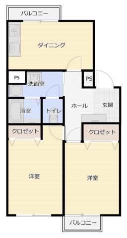 モーリン聖蹟 間取り