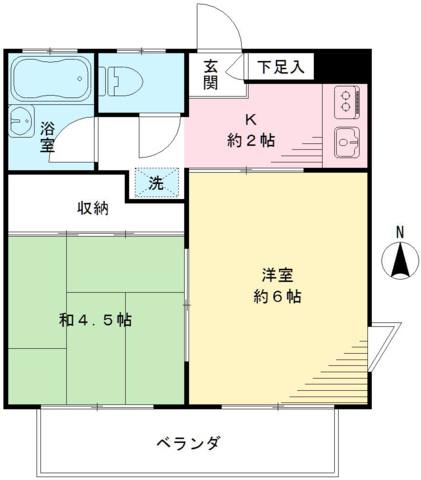 コーポ藤 間取り