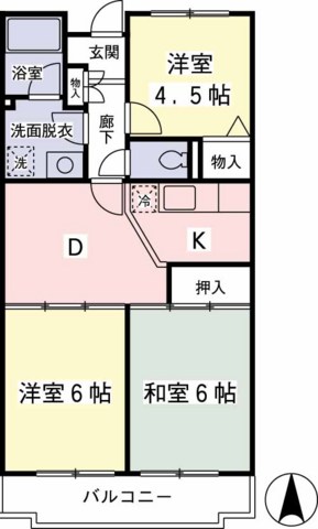 京王ラフィネ橋本 間取り