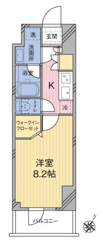 ＭＯＤＩＥＲ　ＨＡＴＡＧＡＹＡ 間取り