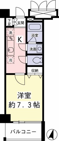 フィシオ笹塚 間取り
