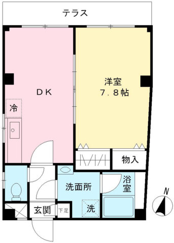 フォンテーヌ本町 間取り