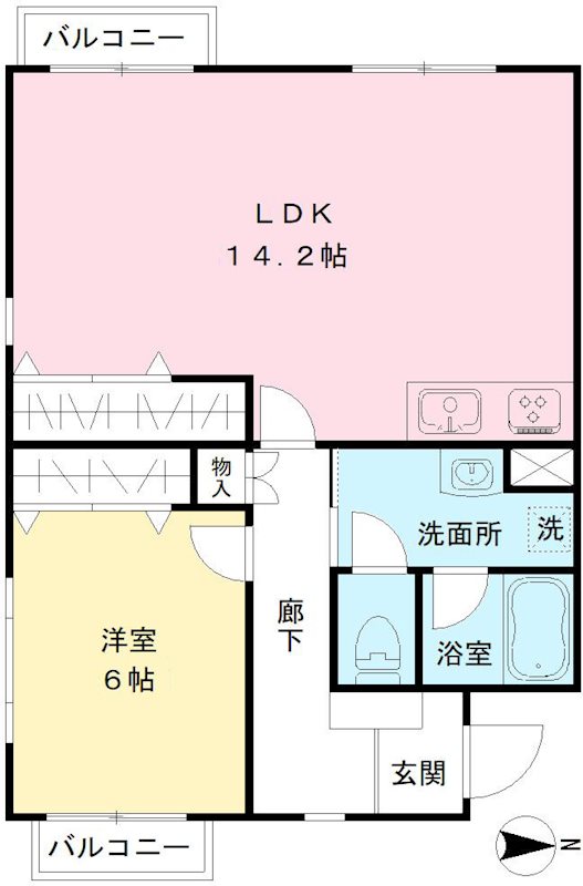 モーリン聖蹟 間取り