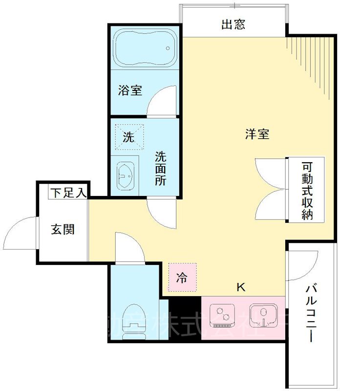 FLAT-T　丸寳舎 間取り