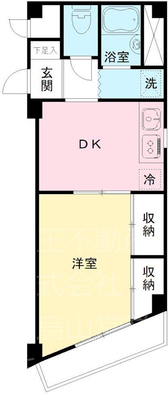 ハイコーポ烏山 間取り