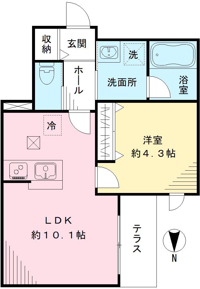 メイプルステージ府中 間取り