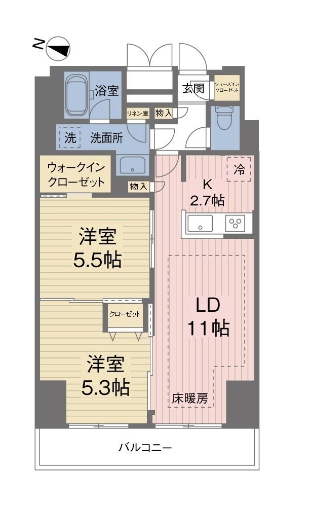 ACOLT中野富士見町 間取り