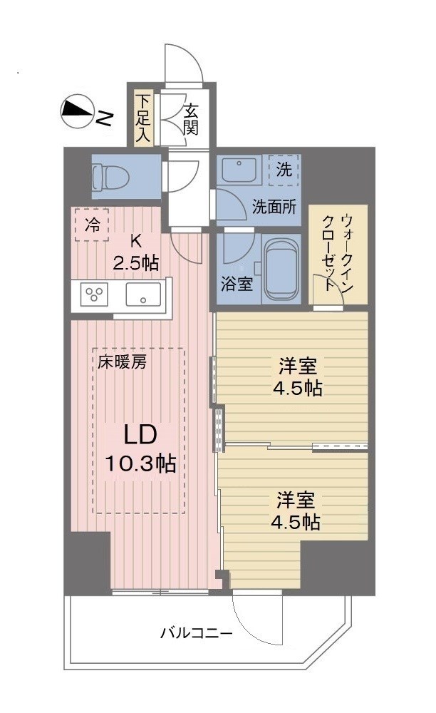 ACOLT中野富士見町 間取り