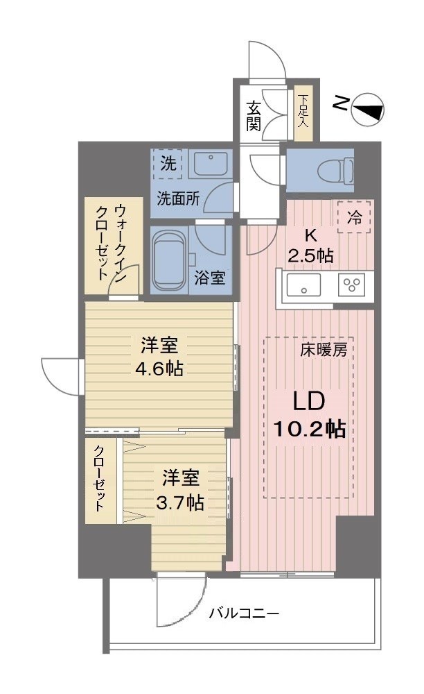 ACOLT中野富士見町 間取り