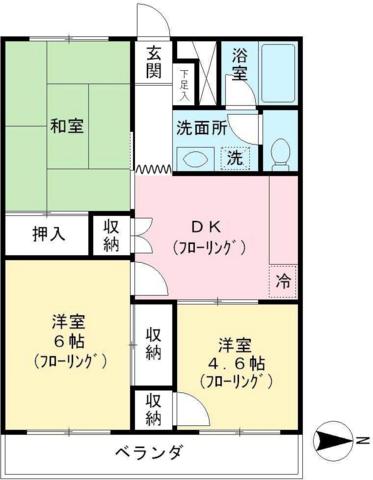 グリーンコーポラス 間取り