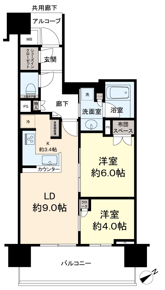 橋本レジデンス 間取り