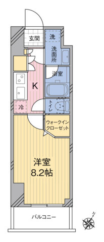 ＭＯＤＩＥＲ　ＨＡＴＡＧＡＹＡ 間取り