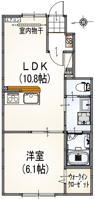 ＬＡＨＡＩＮＡ　８ 間取り