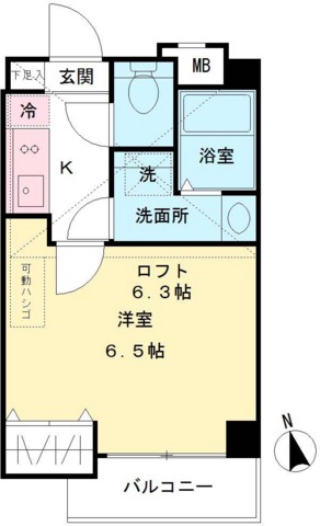 モンシャトー高円寺南 間取り
