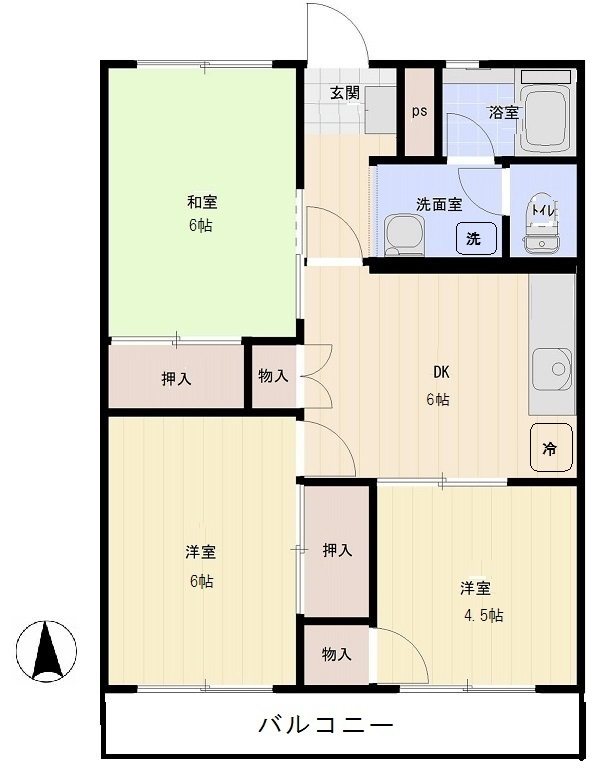 アクタス調布 間取り