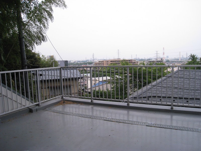 百草園マンション ベランダ