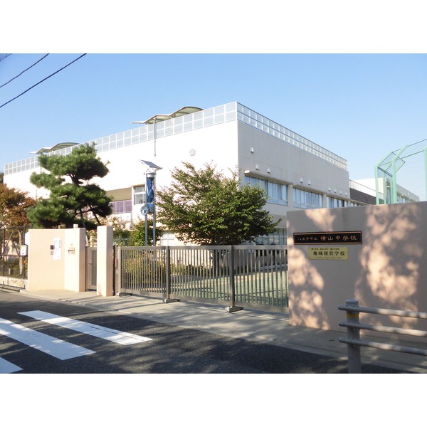 散田町5丁目平屋一戸建 中学校