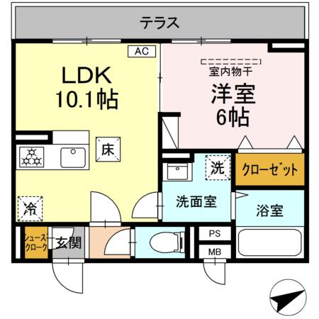 Chateau Avenir　調布 間取り