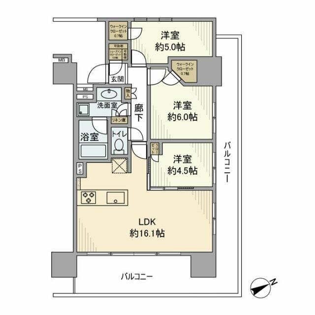 ザ・グランクロス多摩センター 間取り