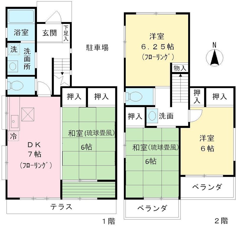 佐野邸貸家 間取り