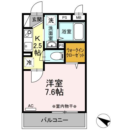 ダイヤモンドハイツ 間取り