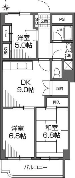 グランメール成城 間取り