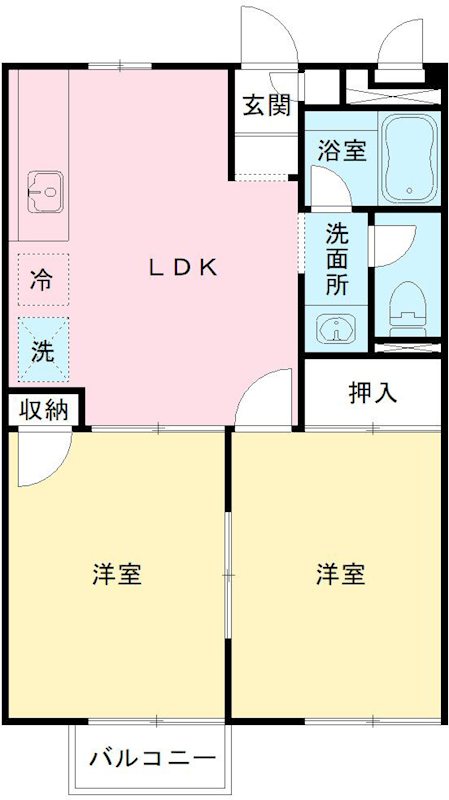 フィルコートⅡ 間取り