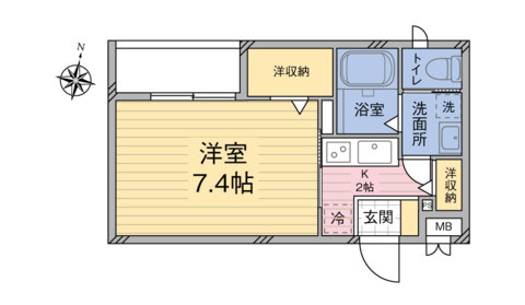 Lush Life Sekiba 間取り