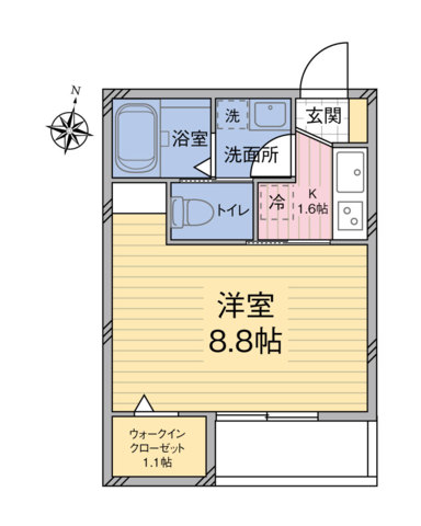 Lush Life Sekiba 間取り