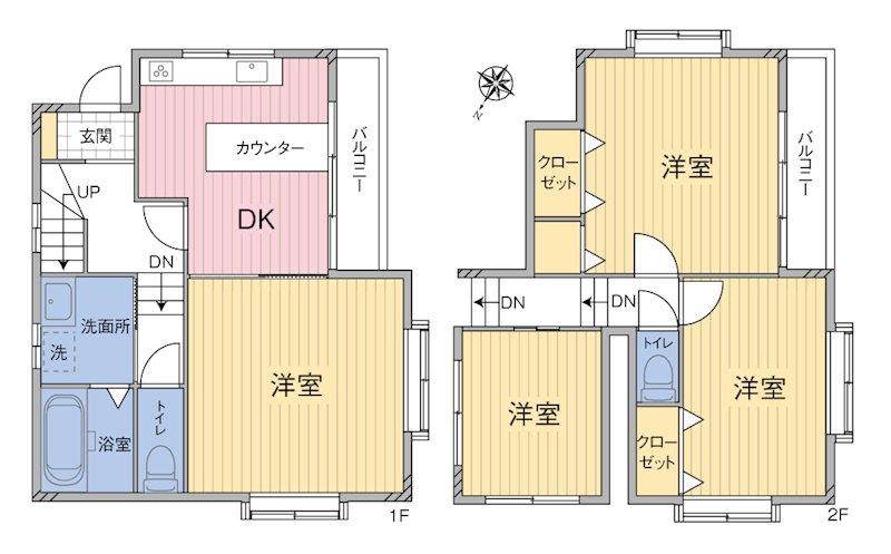 永福町の家 間取り