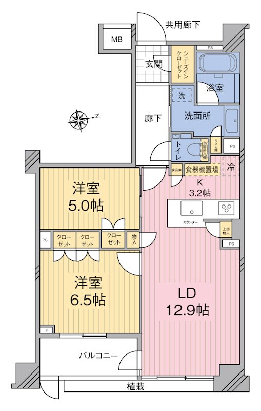 クラッシィハウス浜田山 間取り