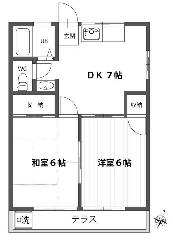 鈴木ハイツ 間取り