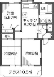 フォレスト深大寺A号館 間取り