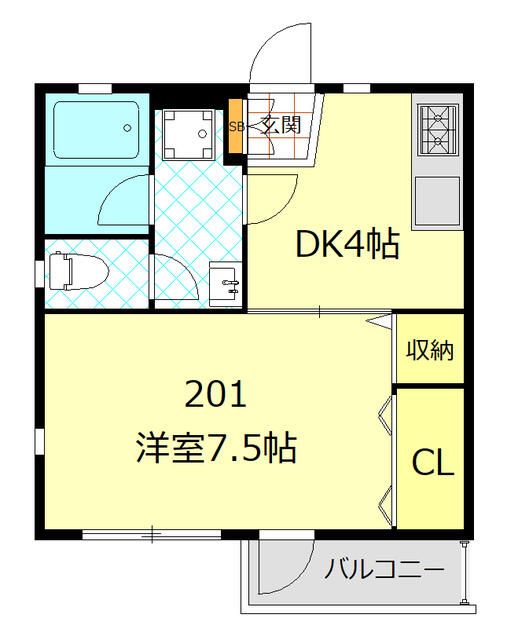 リバーサイドⅢ 間取り